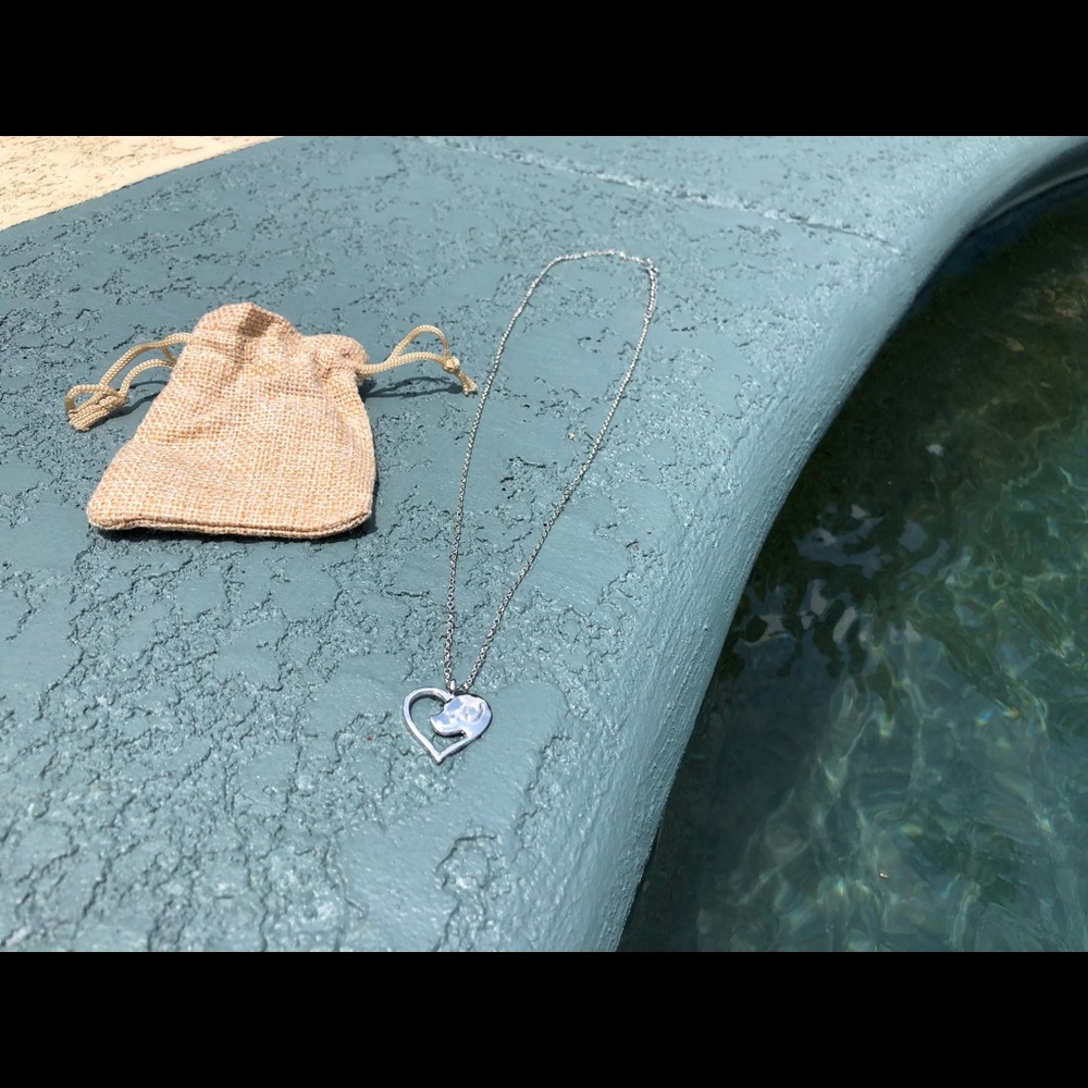 Heart And Dog Necklace